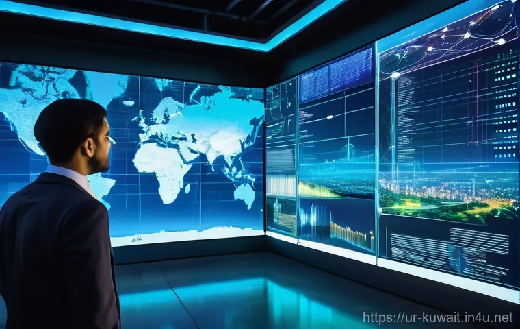 쿠웨이트와 아랍에미리트 경제 협력 - **Prompt 1: "A vibrant, panoramic aerial view showcasing the modern skylines of Kuwait City and Duba...