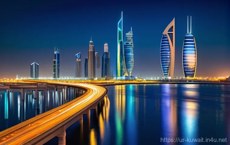 쿠웨이트 외교 관계 분석 - **Prompt:** A dynamic scene depicting Kuwait's role as a neutral mediator in a modern, elegant diplo...